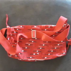 Wisconsin Badgers Red Zippered Gym Bag/Tote